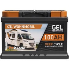 GEL Batterie 12V 100Ah Solarbatterie Wohnmobil Batterie Wohnwagen Blei Gel Akku