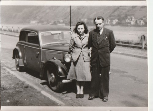 Foto paar mit - ak, dkw