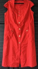 Neues Rotes sportliches Cargo Blusen Etui Kleid Gr. XL 48/50/52