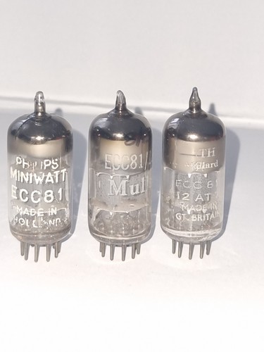 Tube röhre mullard philips - 3x,