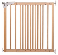 DOLLE Treppenschutzgitter Türgitter Holz Kinder Schutzgitter 75,6–110 cm