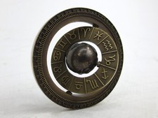 Geocaching Brahean Geocoin gold