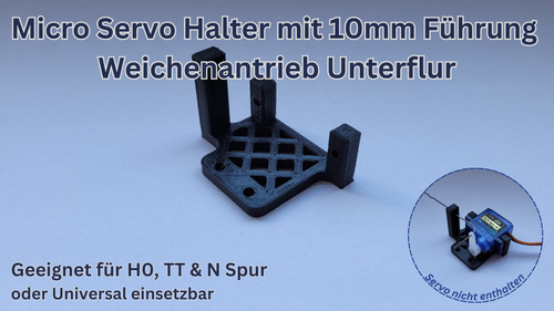 Micro servo halter mit - mit, 10mm