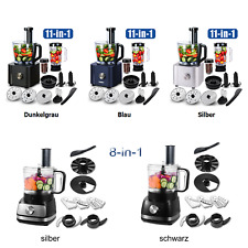 8/11 in1 Küchenmaschine Profi Standmixer Liter Rühr- und Knetmaschine 800/1100 W