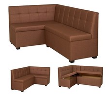 Eckbank Sitzbank Komo BRAUN