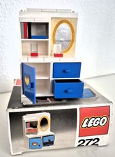 Lego Homemaker Puppenmöbel Set 272 Dressing Table Mirror Frisierkommode, Vintage