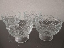 4x IKEA Schüssel Schale Schälchen Teelichthalter Kerzenhalter Glas Wellenrand