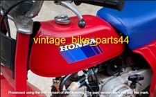 Honda ATC70 ATC 70 rot lackierter Stahl Kraftstoff Benzintank BJ 1978-1985 + ...