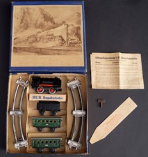 Karl BUB 1950 Eisenbahn Regulierbahn Art.-Nr. 474 Spur S Uhrwerkantrieb OVP