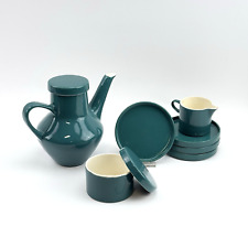 Melitta Kaffeeservice | Modell 7-100 | Petrol Blau | Vintage Porzellan Konvolut