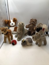 8 ältere Steiff Tiere