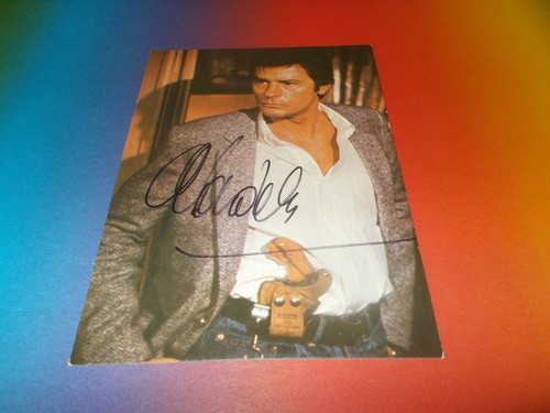 Alain delon signed signiert - alain,