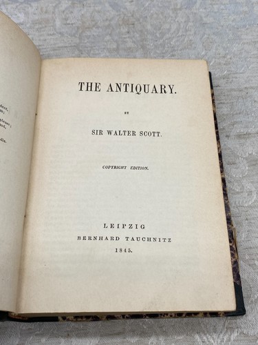 Antikes buch 1845 collection - 1845,