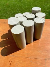 PP grau, D 60mm, L 118-150mm, 11 Stück, Kunststoff, Rundmaterial