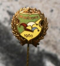 FRANKFURT M. KARNEVAL: DIE KRÄTSCHER 1960, FfM ECKENHEIMHEIM, Gold. EHRENNADEL