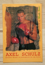 Axel Schulz original signierte Autogrammkarte Boxer