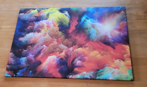 Leinwandbild 90x60 abstrakt - leinwandbild,
