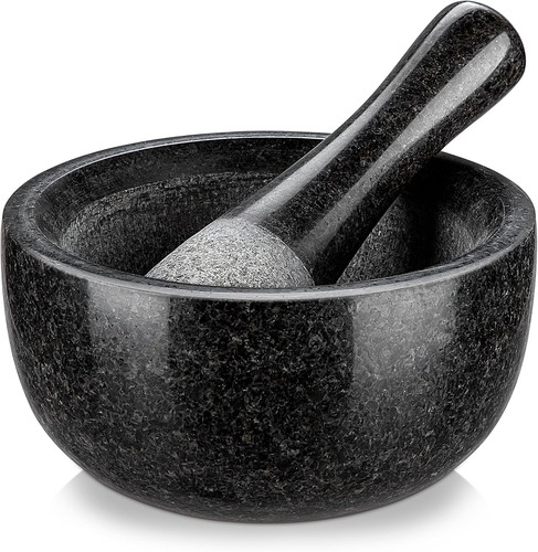 Granit mörser mit stößel - mörser,