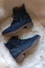 Neuwertige Paul Green Stiefeletten Echtleder Blau 40/6,5 Topzustand 🍀