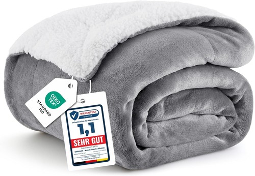 Kuscheldecke warm sherpa - kuscheldecke,