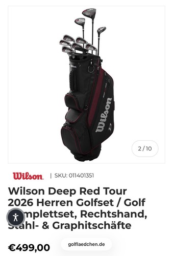 Wilson golfset inklusive - golfset,