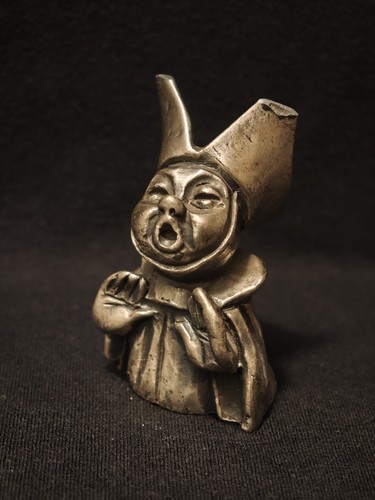 Kleine zinn figur singende - zinn,