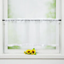 Scheibengardine mit Tunnelzug