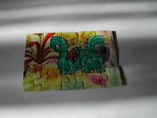 Kleines 15 tlg. Puzzle Dapsi Dinos von 1993  - Überraschungsei