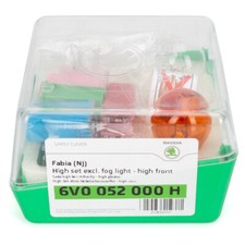 ORIGINAL Skoda Ersatzlampenbox Sicherungen Lampenset FABIA 3 18-tlg 6V0052000H