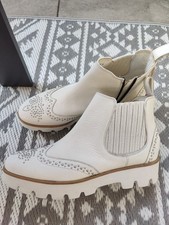 weiße Leder Nieten Boots Chelsea von Melvin Hamilton Gr.40 NEU NP 199 €