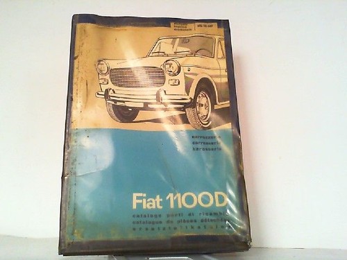 Fiat 1100d ersatzteilkatalog - 1100d,