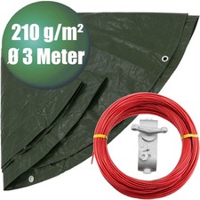 Abdeckplane rund meter - rund, Ø