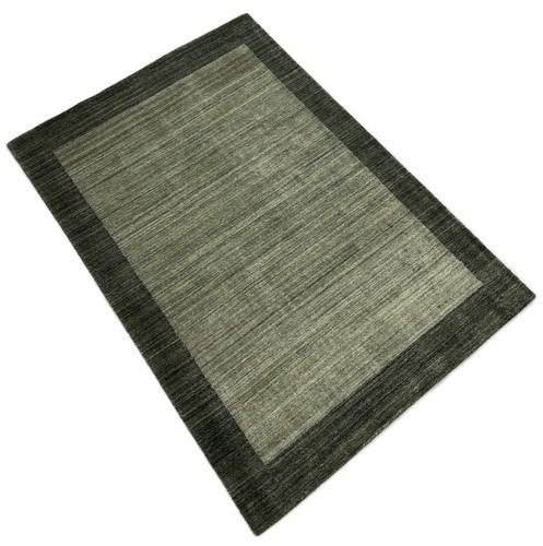 Gabbeh teppich 100 wolle - 100%, grau