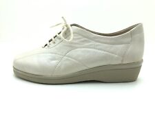 Meisi Damen Halbschuh Schnürschuh Comfortschuh Beige Gr. 37,5 (UK 4,5)