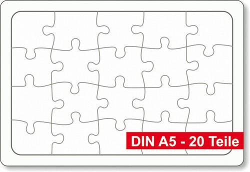 Rahmen-Blanko-Puzzle