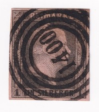 Preussen Nr. 2 mit perfekten Nummernstempel 1400 (Sinzig), Falz