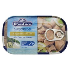 Rügen Fisch Dorschleber in eigenem Öl und Saft 120 g