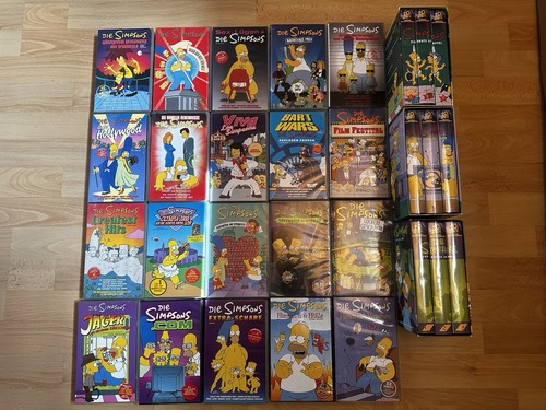 The simpsons vhs sammlung - the,