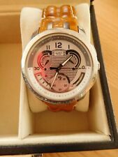 SWATCH COLD HOUR Irony Retrograde Chrono YRS403 Herren-Quarz-Uhr wie neu