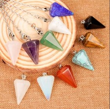 Edelstein Pendel facettiert