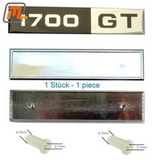 FORD Capri MK1 Emblem 1700 GT Kotflügel 11/68-08/72