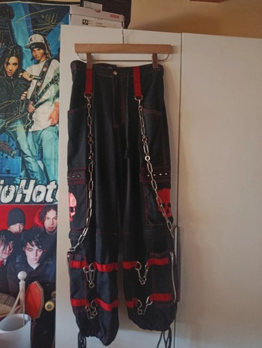 Tripp nyc schwarz und rot - , hose