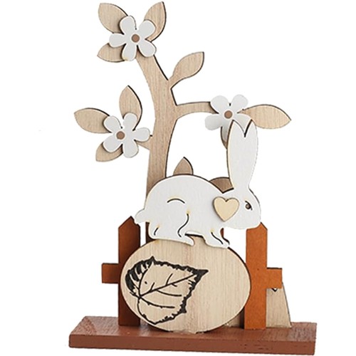 Holz ostern hase aufsteller - holz,