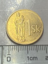 Münze Slowakei 1 Krone 1993