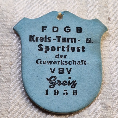 Altes papp abzeichen fdgb - papp-,