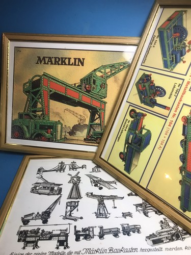 Märklin metallbaukasten - 3x,