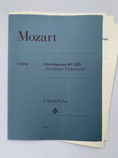 Noten. Mozart. Divertimento KV