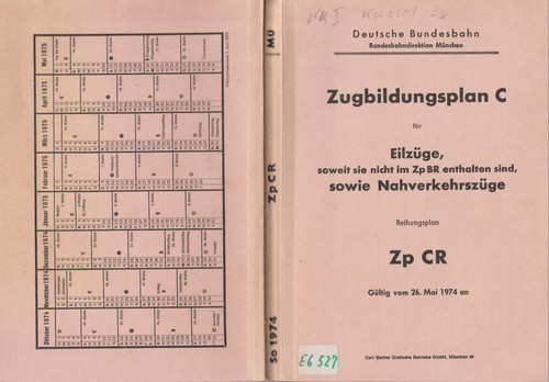Zugbildungsplan zpcr - zugbildungsplan,