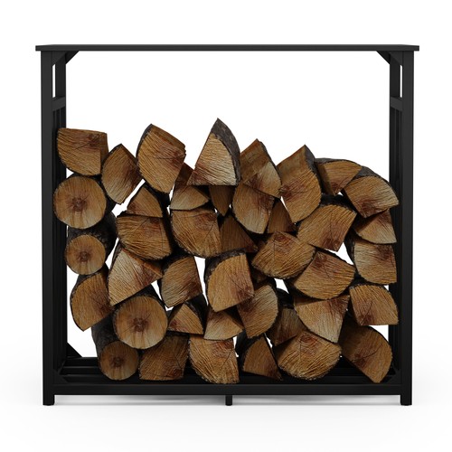 Holzlager außen stahl - holzlager,