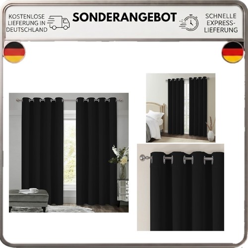 Verdunkelungsvorhänge schwarz - verdunkelungsvorhänge,